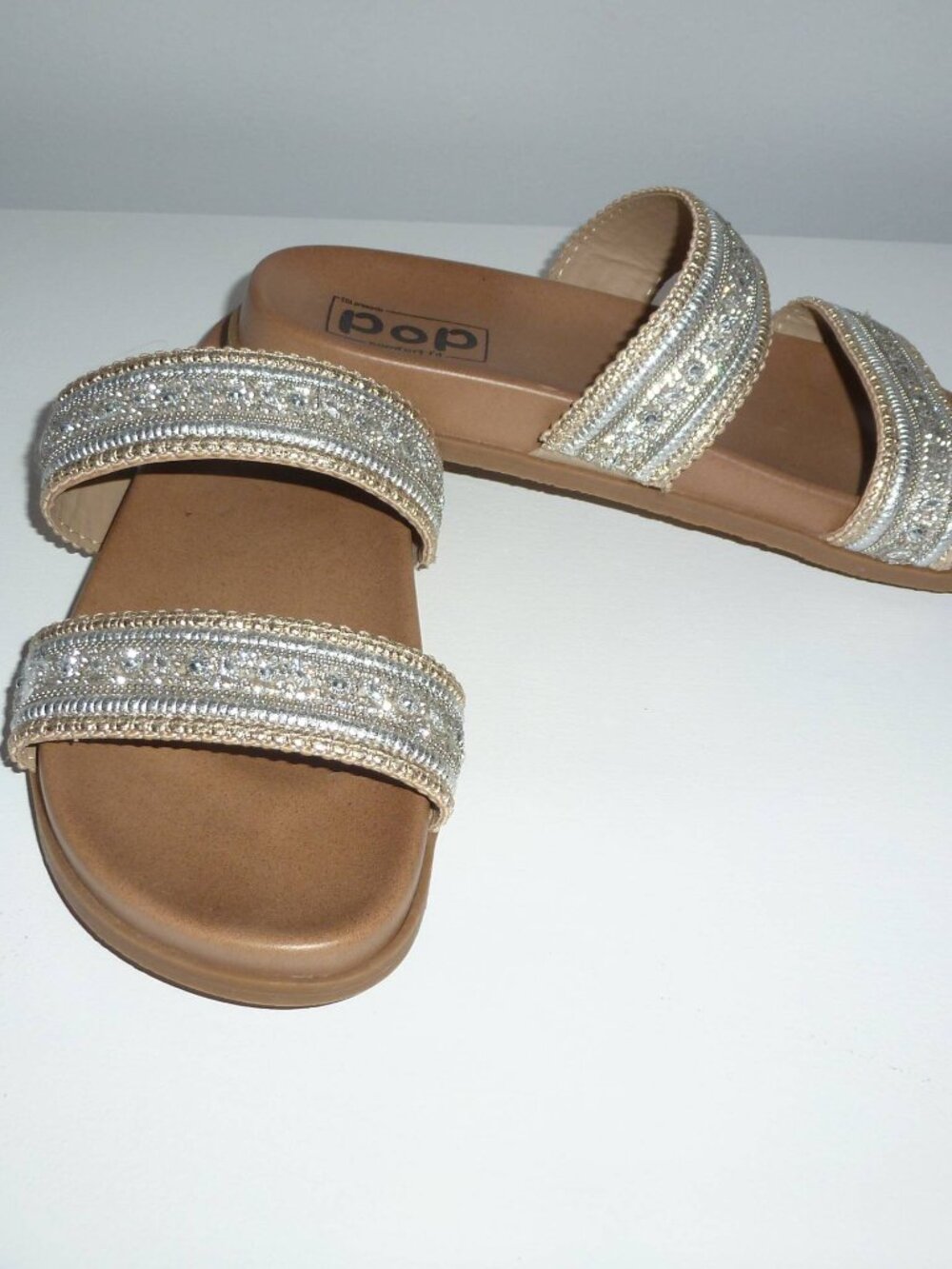 Pretty - POP Comfort Fit Sexy Slip-On Sandals / Shoes - Women Sz 7 M